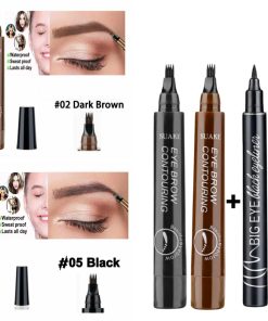 2 pcs Eyebrow pencil & 1pc Eyeliner