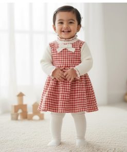 Kids frock wenter dress suit shirt imported product material rabbit wool sweatshirts sizes 7-months  to 8 years